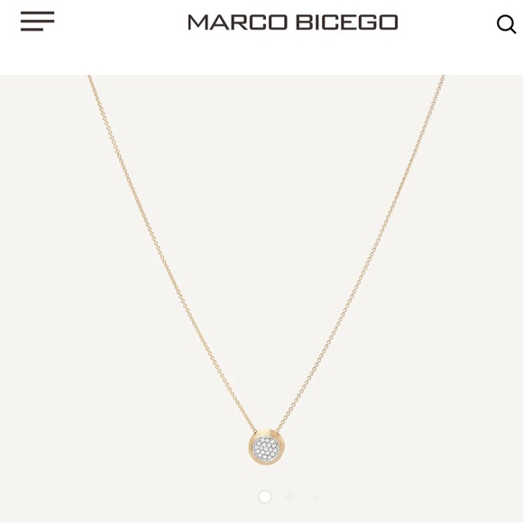 Marco Bicego Gold Diamond Necklace - Picture 6 of 7